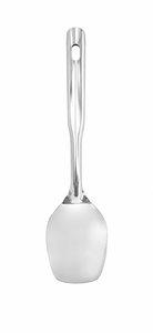 Dheer International Spatule en acier inoxydable de qualité alimentaire 202, grise, légère, compatible lave-vaisselle, pour usage domestique et en restaurant, aspect haut de gamme - Product Image 2