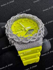 Reloj de Lujo para Hombre, Modificado, con Esfera de Neón, Diamantes Moissanite VVS, Plata 925, Totalmente Automático - Product Image 3