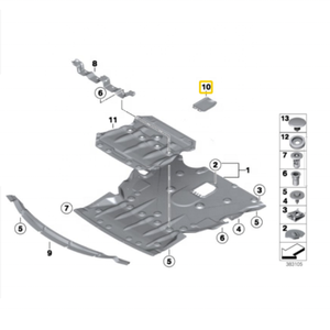 OEM 51717376341ฝาครอบบริการหน้า<span class=keywords><strong>จอ</strong></span>สำหรับ BMW <span class=keywords><strong>1</strong></span> F20 F21 3 F30 F31 2012-2020 - Product Image 3