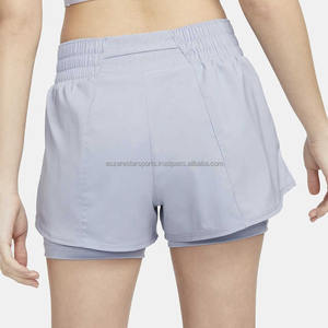 Shorts Deportivos de Cintura Alta para Mujer, Envío Aleatorio desde Pakistán, Diseño Sólido, 100% Algodón, Antiestáticos, a la Moda - Product Image 3