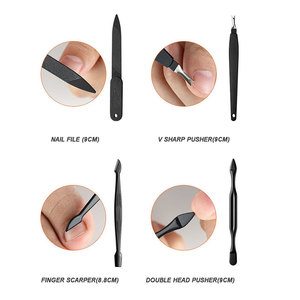 Wholesale Stainless Steel Nail Care Set with Travel Case Professional <b>Manicure</b> Scissors Pedicure Grooming <b>Kit</b> - Product Image 2