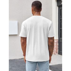2025 camiseta Henley para hombre, Camiseta básica ajustada de verano, camisetas informales con botones, manga corta, comodidad elástica, básica de verano Henley - Product Image 5