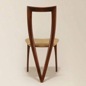 Modern Solid Wood <b>Dining</b> <b>Chair</b> Upholstered Seat with Jute Eco-Friendly Durable Design for Apartment Home Bar Restaurant Hotel - Product Image 4