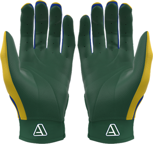 Wholesale Leather Baseball Batting Gloves Softball Use Short Cuff Anti-Slip <b>Hook</b> Loop Closure High Quality Made in Adiha Impex - Product Image 2
