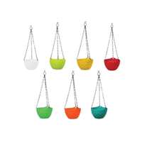 Maceta para Suculentas en Oferta, Maceta para Plantas de Interior, Macetas de Plástico con Alambre para Colgar en la Pared, Maceta para Orquídeas, Cesta para Macetas