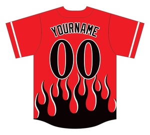 Uniformes de baseball pour jeunes adultes mis en place un maillot de baseball boutonné - Product Image 3