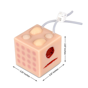 Kit d'entraînement à la suture pour étudiants en médecine : porte-aiguille, forceps moustique, ciseaux à iris, forceps Adson, scalpel et fils de suture - Product Image 2