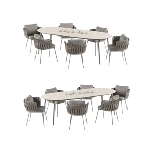 Precio al por mayor Restaurante Juego de madera Buena calidad Juego de mesa de comedor Fabricación en Indonesia - Product Image 2