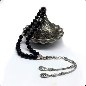 Tasbih islamique perlé pour hommes, femmes et personnes âgées, conçu pour la prière, fait main, à prix abordable. - Product Image 3