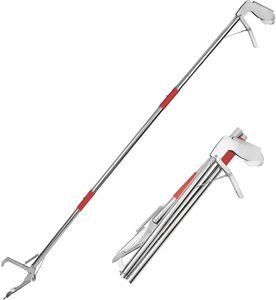 Pinzas Profesionales para Atrapar Serpientes en Espiral, de Acero Inoxidable para Exteriores, Duraderas, Plegables, Equipo de Manipulación Segura de Reptiles - Product Image 1
