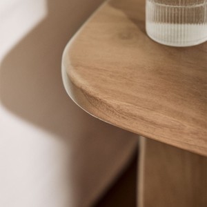 Vandana Terra Orion Side <b>table</b> 45x45 cm in Agathe mango wood - Product Image 2