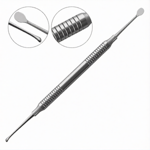 Cureta Ósea Molt # Instrumento Quirúrgico Dental Manual de Acero Inoxidable con Mango Hueco de Doble Extremo, Herramienta de Curetaje para Extracción Ósea - Product Image 2