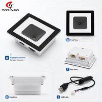 TOTINFO E200 Lector de Códigos de Barras QR Industrial Integrado, Sensor CMOS, Interfaces USB/RS232/Wiegand/RS485, Sistemas de Control de Acceso, en Stock