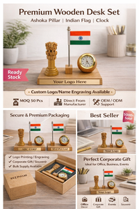 Soporte de Escritorio Personalizado de Madera PrimeDesk con Impresión para el Regreso a Clases y el Día de San Valentín - Product Image 3