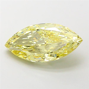 Diamant Jaune de 1 carat, taille Marquise, forme Royal Navette, haute brillance, qualité supérieure, pierre précieuse pour bijoux de luxe - Product Image 2