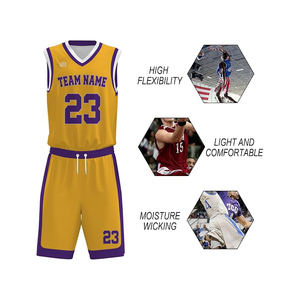Maillot et short de basket-ball personnalisés à prix avantageux, dernier style, uniforme de basket-ball en vente, service OEM. - Product Image 6