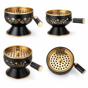 Quemador de Incienso de Acero Inoxidable, Porta Bakhoor, Incensario Árabe para Carbón, Fragancia de Oud, Terapéutico, Ecológico y Duradero - Product Image 4