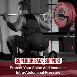 Cinturón de Soporte Lumbar para Gimnasio, Personalizable con Logotipo, de EVA, Altamente Transpirable e Impermeable, para Levantamiento de Pesas, Entrenamiento Físico, Protección Profesional - Product Image 4