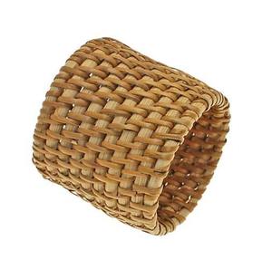 Servilleteros duraderos de ratán Natural respetuosos con el medio ambiente, accesorios de cocina clásicos para cenas, existencias sostenibles - Product Image 1