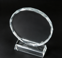 Trophées et récompenses promotionnels personnalisés en verre cristal, impression couleur, artisanat manuel, logo sur mesure, vente en gros, les plus vendus