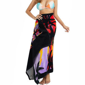 Toalla de Playa de Lujo Estampada Absorbente de Alta Calidad, Tela Suave Resistente a la Decoloración, Perfecta para Vacaciones de Verano y Relajación en la Playa - Product Image 3