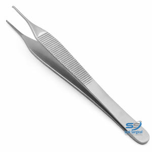 Pinzas Adson Micro para Tejidos 1x2 Dientes, Instrumento Quirúrgico para Cirugía Plástica y Reconstrucción, para Manipulación de Tejidos Finos - Product Image 5