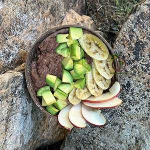 ชุดชามกะลามะพร้าวแบบใช้แล้วทิ้งพร้อมช้อน-เป็นมิตรกับสิ่งแวดล้อม น้ำหนักเบา-ดีไซน์โบฮีเมียนสำหรับแคมป์ปิ้ง-รับทำโลโก้ตามสั่ง-ขนาด 12-13 ซม. - Product Image 1