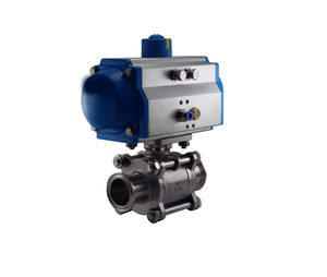 Válvula de Bola Automática de UPVC de 1 1/4 Pulgadas con Actuador Neumático de Acción Simple, Sellado EPDM, Alta Temperatura, Válvula de Agua Industrial OEM - Product Image 2