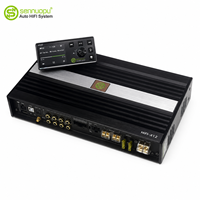 Sennuopu Voiture DSP Amplificateur 8CH Amplificateur 10CH DSP avec Télécommande HIFI Amp Stéréo Aluminium 12V 1000W Universel 12 Mois