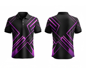 High Quality Full Print Sublimation Polo Shirt Custom Design Durable Stitching for Men Women Youth Quick-Dry Dry-Fit Active - Product Image 3