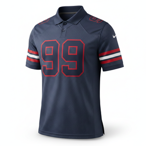 Polo de Fútbol Americano Premium Cosido: Uniforme de Equipo Profesional Antiencogimiento - Jersey Personalizado Sublimado para el Día del Partido - Product Image 1