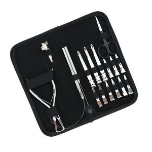 Kit d'outils professionnels pour extensions capillaires : Pince à micro-perles, outil de retrait, crochet à cheveux, kit de fils à boucles, ciseaux à doigts pour séparation, pinces - Product Image 1