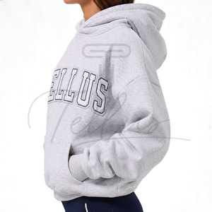 Sudadera con Capucha de Alta Calidad para Mujer, Bordada, Forrada para Invierno, a la Moda, Talla Grande, Holgada, Nueva Llegada - Product Image 2