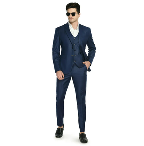 Nouveauté 2026 : Costumes d'affaires plats à simple boutonnage pour hommes, grande taille, sur mesure, respirants et infroissables, fabriqués en usine, dernier design, vente en gros - Product Image 4