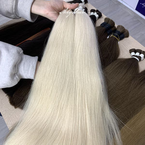 Extensiones de Cabello Humano Natural Vietnamita Premium 2026, Cabello Rizado para Trenzas, Sin Enredos, Sin Caída, Trama Única - Product Image 3