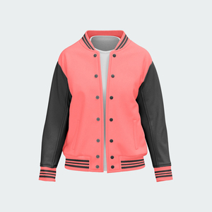 Veste universitaire pour homme, couleur verte et noire, boutonnée, décontractée, pour l'automne, en laine tricotée, polyester, coton, col rabattu - Product Image 3