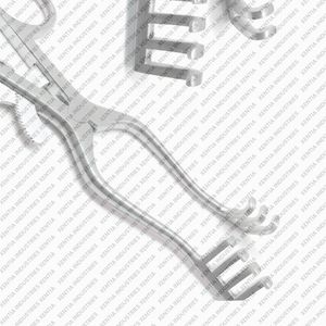 Rétracteurs Weitlaner à pointes émoussées, instrument chirurgical auto-serrant en acier inoxydable, rétracteur tissulaire pour usage vétérinaire et orthopédique - Product Image 3