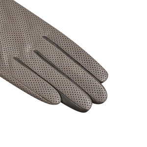 Gants de toilette de luxe en cuir pour femmes, en véritable peau d'agneau, gants d'hiver tendance, fabrication OEM sur mesure - Product Image 3