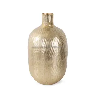 Vase à fleurs en métal fait main de luxe pour les intérieurs modernes, pour la décoration des intérieurs de la maison et du bureau, événements, vase à fleurs Zahid Exports - Product Image 2
