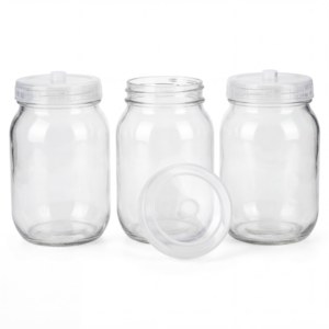 Botol Kaca Kultur Jamur 240/350/650ml dengan Tutup Filter 0,22um untuk Laboratorium Mikologi dan Kultur Jaringan Tanaman - Product Image 1