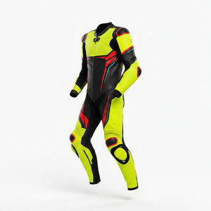 Combinaison de motard pour homme de haute qualité, vente en gros de vestes de moto en cuir véritable pour hommes, couleurs personnalisables - Product Image 4