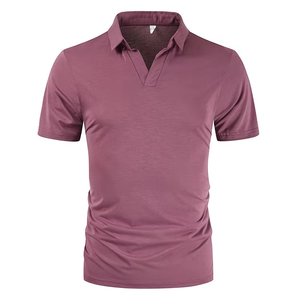 Camiseta Polo Personalizada para Hombre, Diseño Sólido, Tejido de Punto, Venta al Por Mayor, Manga Corta, para Golf - Product Image 3