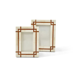 High Demand Customizable Handmade Eco-Friendly Resin Bone Inlay Wedding Photo <b>Frame</b> Vertical Wall <b>Mount</b> Unique Home Decor Use - Product Image 3