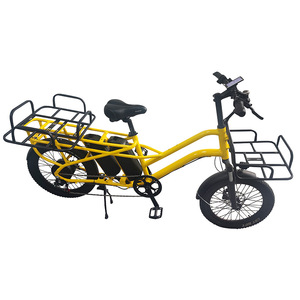 Bicicleta eléctrica de aleación de aluminio con freno de disco de 20 pulgadas, 48V 15ah * 2 baterías de litio duales, para reparto y transporte de carga - Product Image 5
