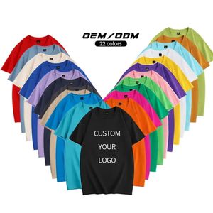 Camisetas Blancas de Algodón 100% de Alta Calidad al por Mayor para Hombre, Camisetas Extra Grandes de Peso Pesado para Impresión de Logotipos, Camisetas Personalizadas para Hombre y Mujer - Product Image 2