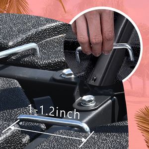 Base per Ombrellone da Esterno in Plastica Nera a 4 Pezzi, Design Quadrato per Riempimento con Acqua/Sabbia, Elegante Base Nera per Uso Esterno - Product Image 3