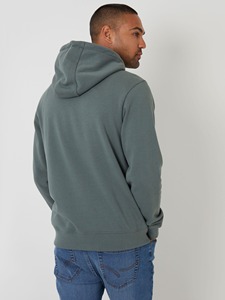 Sudadera con Capucha Color Borgoña para Hombre, Sudadera de Felpa de Algodón con Bolsillo Delantero, Corte Regular, Informal, Otoño - Product Image 5