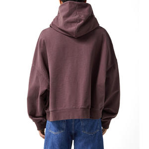 Men's Distressed Style Hoodie, <b>Thick</b> <b>Fleece</b> Lined, Custom Logo, High Quality, Loose Fit, Affordable Price, Wholesale - Product Image 3