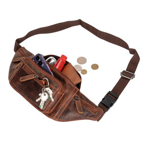 Sacs banane en cuir PU véritable imperméable et écologique, prix abordable, vente en gros - Product Image 5