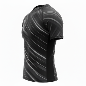 Camiseta de compresión sublimada de marca privada para entrenamiento, proveedor OEM, para MMA, BJJ, jiu jitsu, grappling, ropa deportiva para hombres, mujeres y niños. - Product Image 3